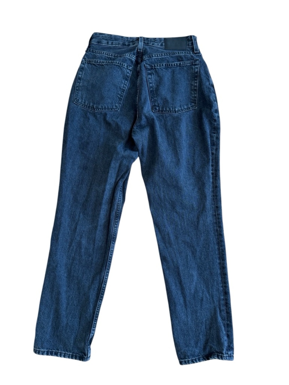 Everlane The Curvy 90s Cheeky Straight Jean Denim Black Dark Organic Cotton 28 - Picture 3 of 11